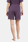 Amante Viscose Sleep Shorts - Vintage Violet — thumbnail 3